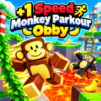 Play +1 Speed - Monkey Parkour Obby now!
