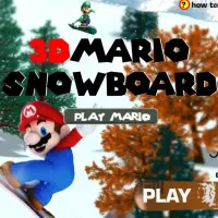 3D Mario Snowboard