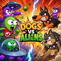 Play Dogs vs Aliens now!