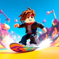 Obby Snowboard Parkour