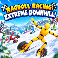 Play Ragdoll Racing: Extreme Downhill! now!